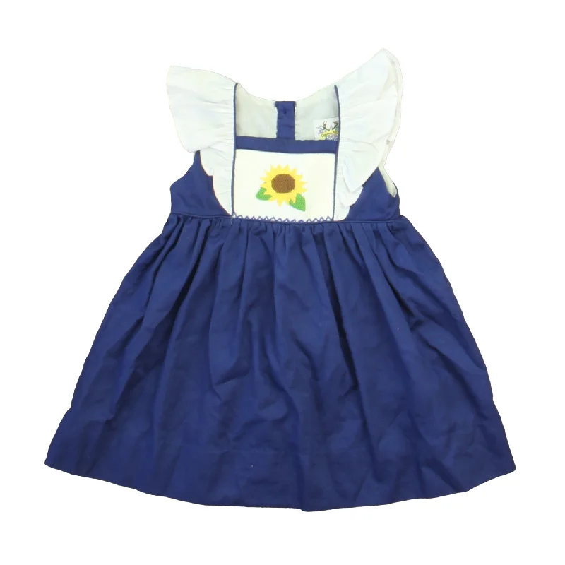 Southern Petites Girls Blue | White Dress Knitted unclassified dresses