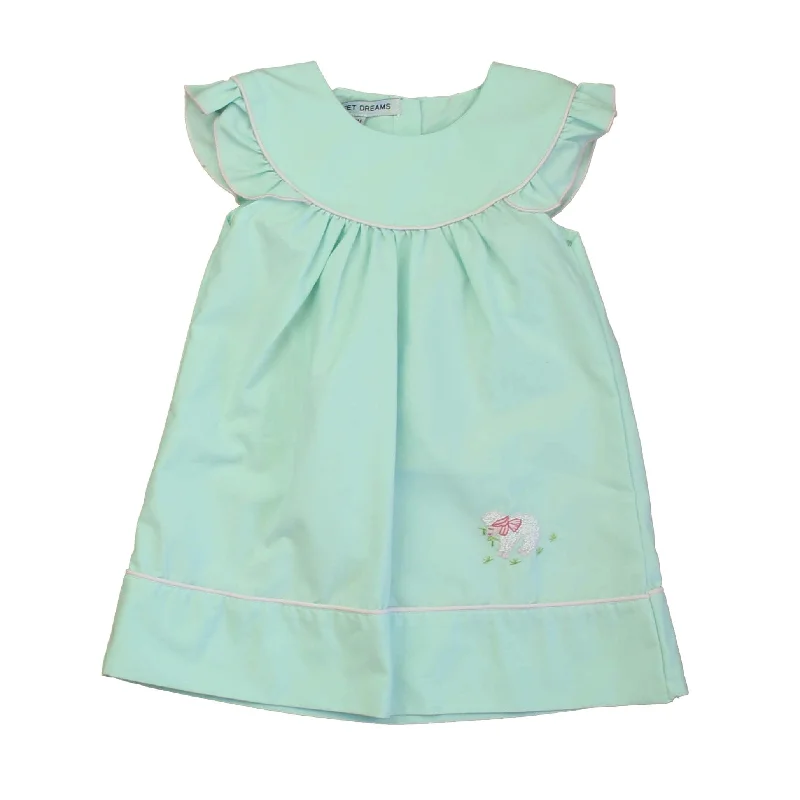 Sweet Dreams Girls Aqua Sheep Dress Elegant unclassified dresses