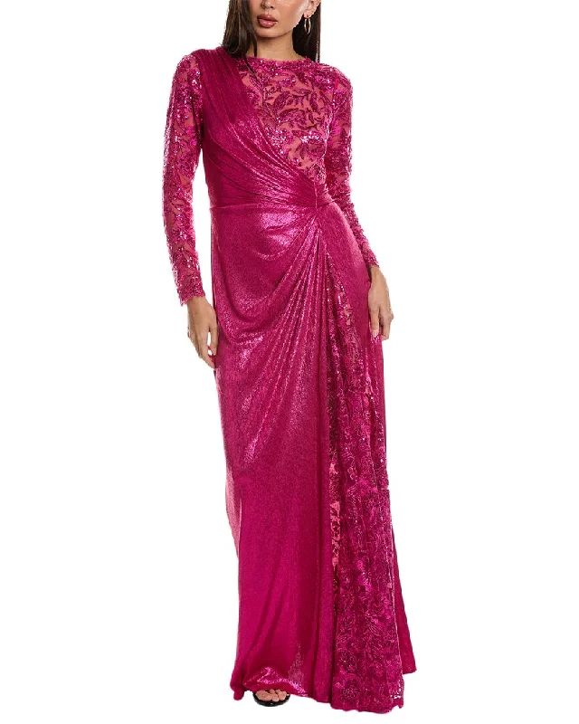 Tadashi Shoji Draped Gown Bright color unclassified dresses