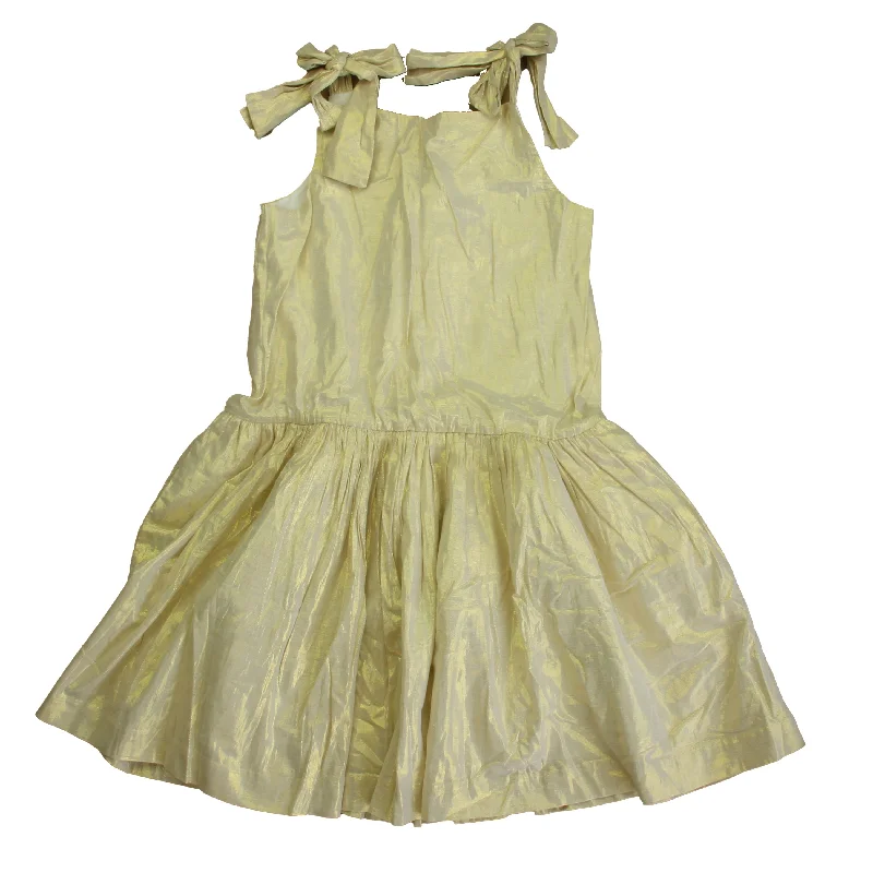 Tea Girls Gold Dress Affordable unclassified dresses