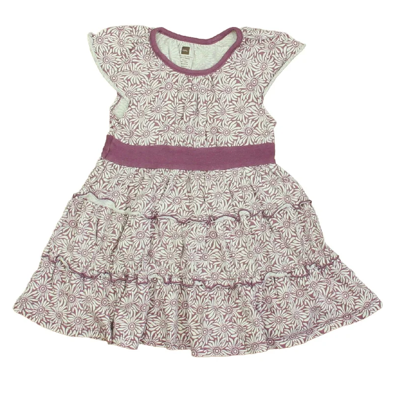 Tea Girls Purple | White Dress Casual unclassified dresses