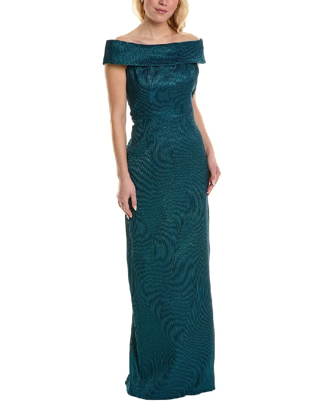 Teri Jon by Rickie Freeman Off-The-Shoulder Gown Chic unclassified dresses