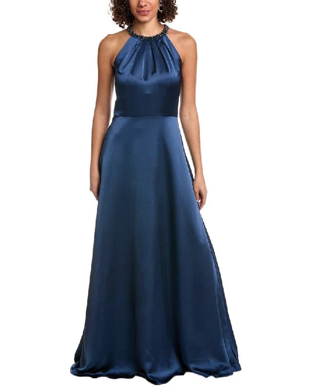 Teri Jon by Rickie Freeman Satin Gown Chic unclassified dresses