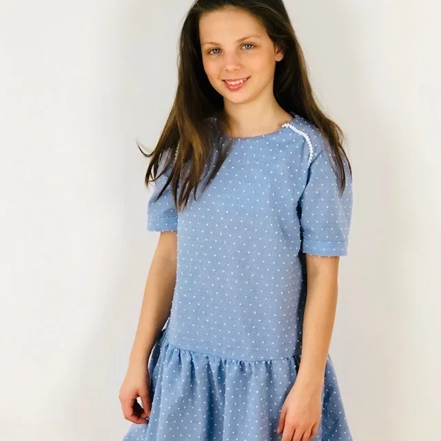 You Made My Day Children's 8th of March Origami Blouse & Dress Long sleeve unclassified dresses