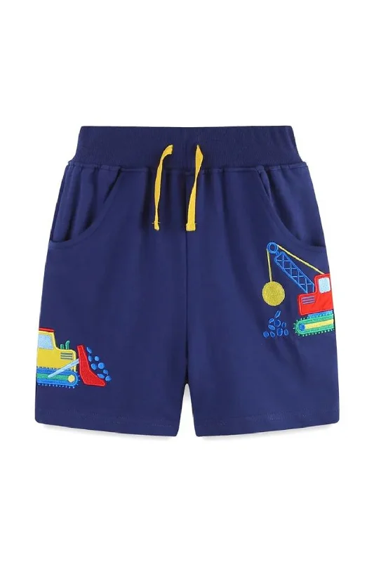 Boys Girls Shorts For Girls  Drawstring  Applique Kids Trousers Pants Baby Clothes Mini Skirt Casual