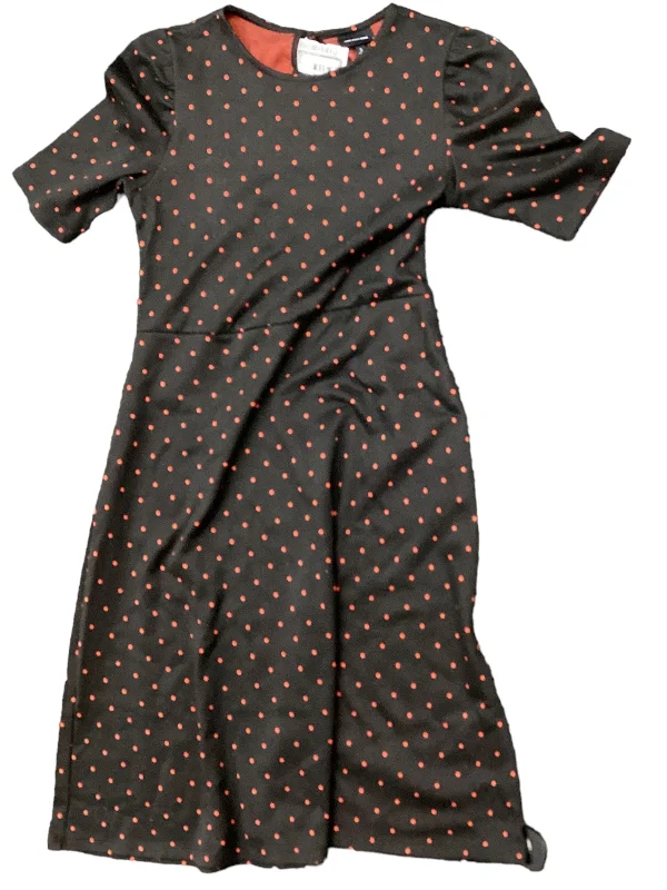 Polkadot Pattern Dress Casual Midi Who What Wear, Size S Flared Midi Skirt